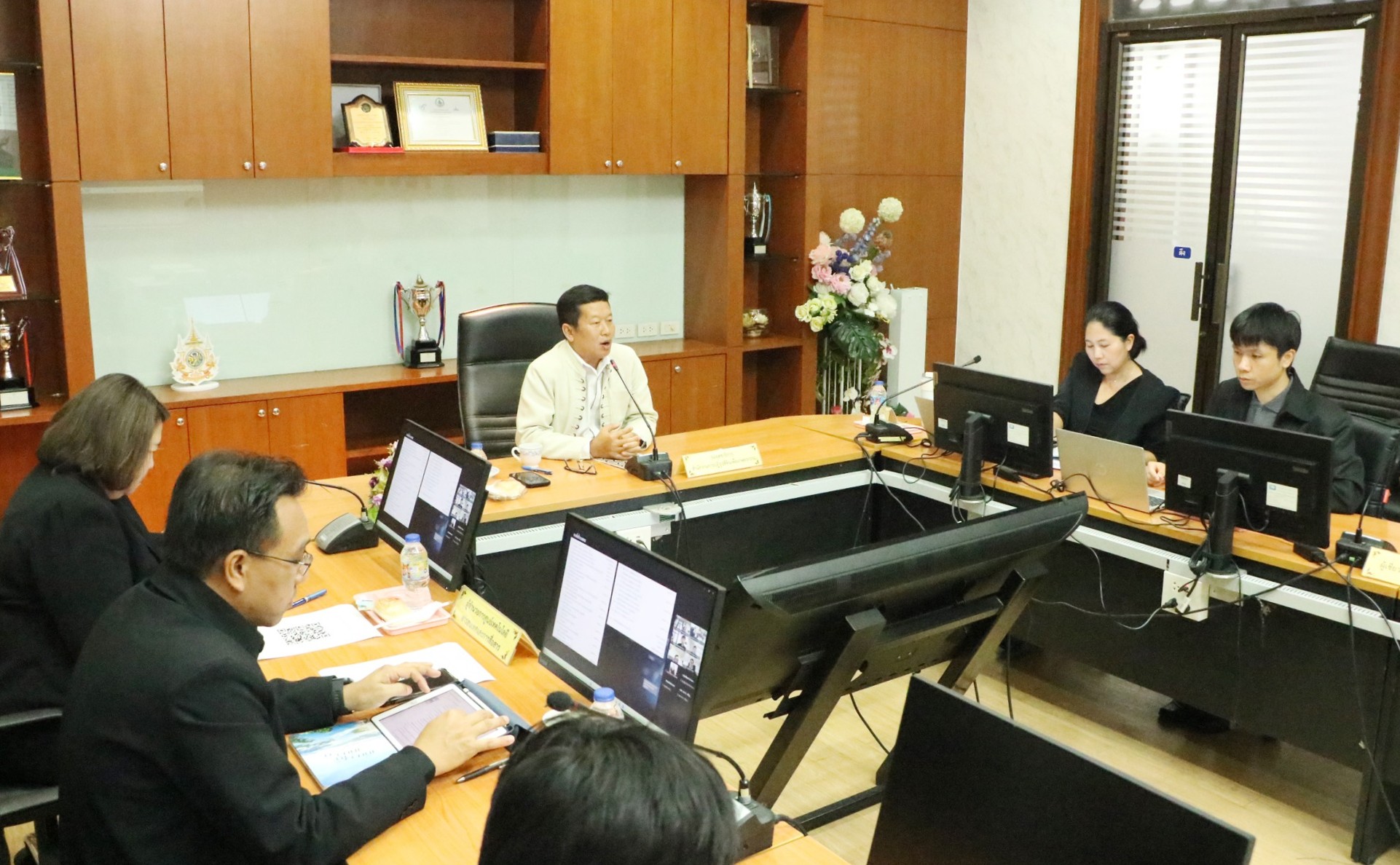 title - ประชุมคณะทำงานพัฒนากระบวนการทำงานเพื่อรองรับการปฏิบัติงานด้วยระบบเทคโนโลยีดิจิทัล ของสำนักงานการปฏิรูปที่ดินเพื่อเกษตรกรรม (ส.ป.ก.) ครั้งที่ 1/2568 